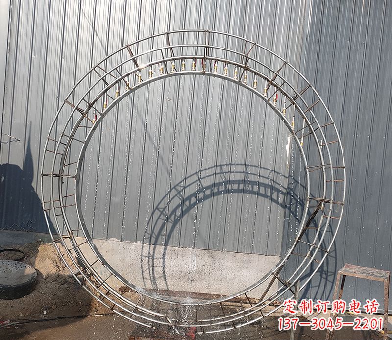 徐州圆环的美——不锈钢景观雕塑