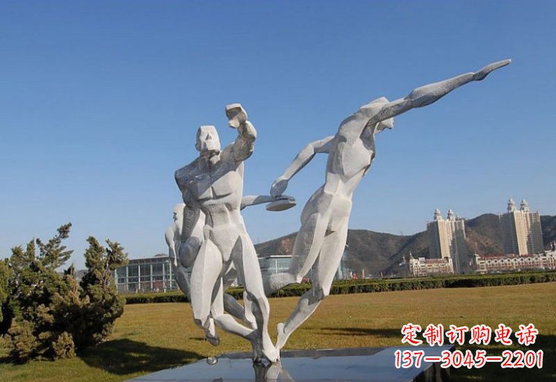 徐州不锈钢掷铁饼运动员雕塑