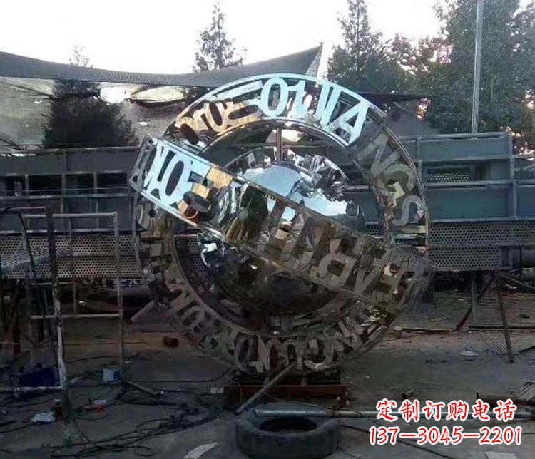 徐州不锈钢字母景观雕塑创造美丽的空间
