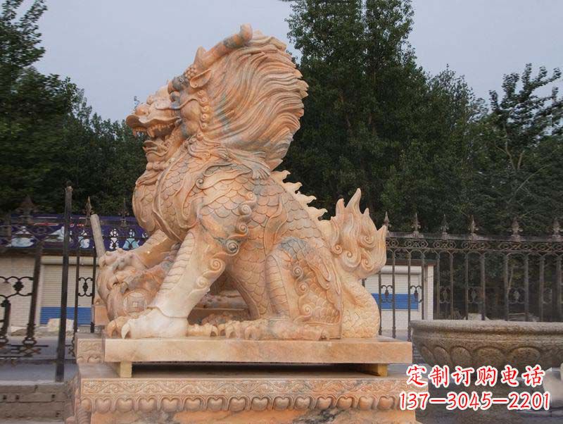 徐州麒麟门口镇宅石雕