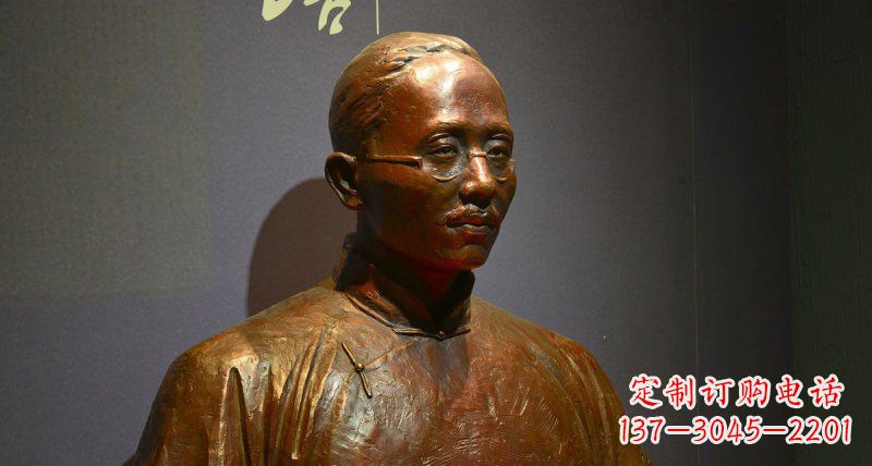 徐州蔡元培名人胸像铜雕