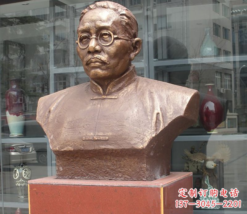 徐州蔡元培雕塑传承睿智的象征