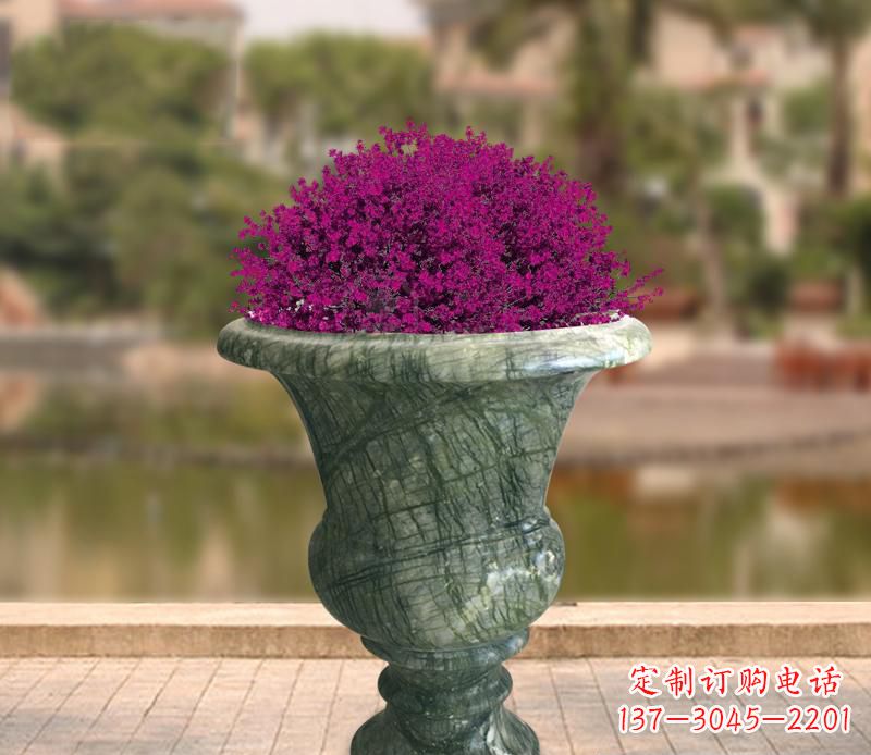 徐州白玉景观花盆雕塑让你的景观更加美观
