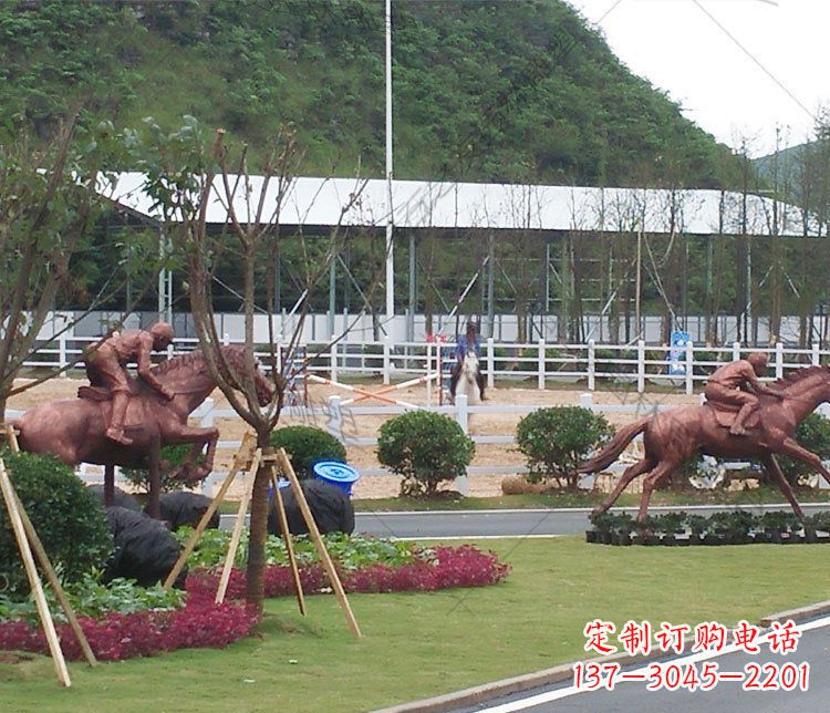 徐州雕塑艺术以马为主题的铜雕摆件