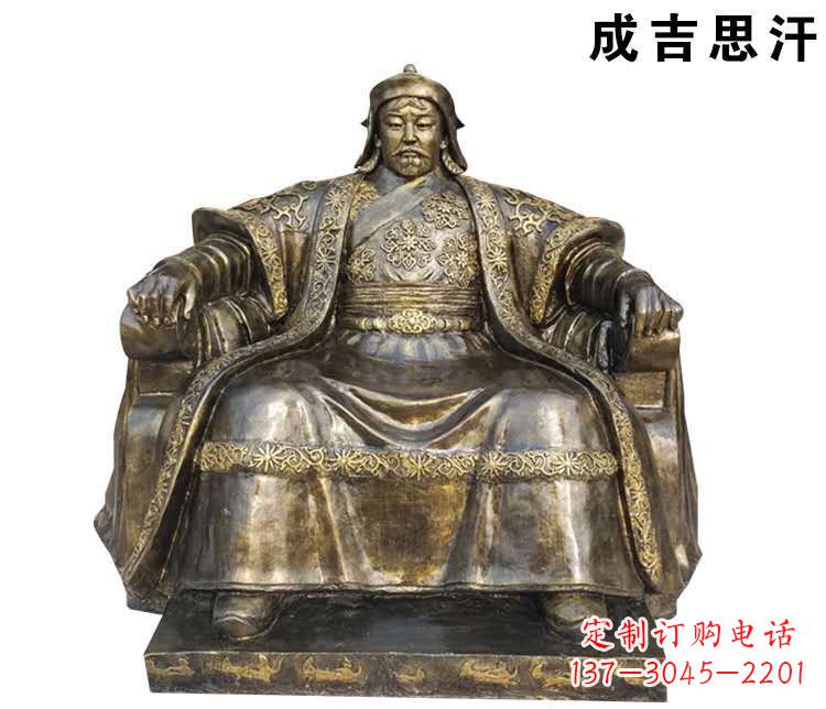 徐州成吉思汗英雄的雕像