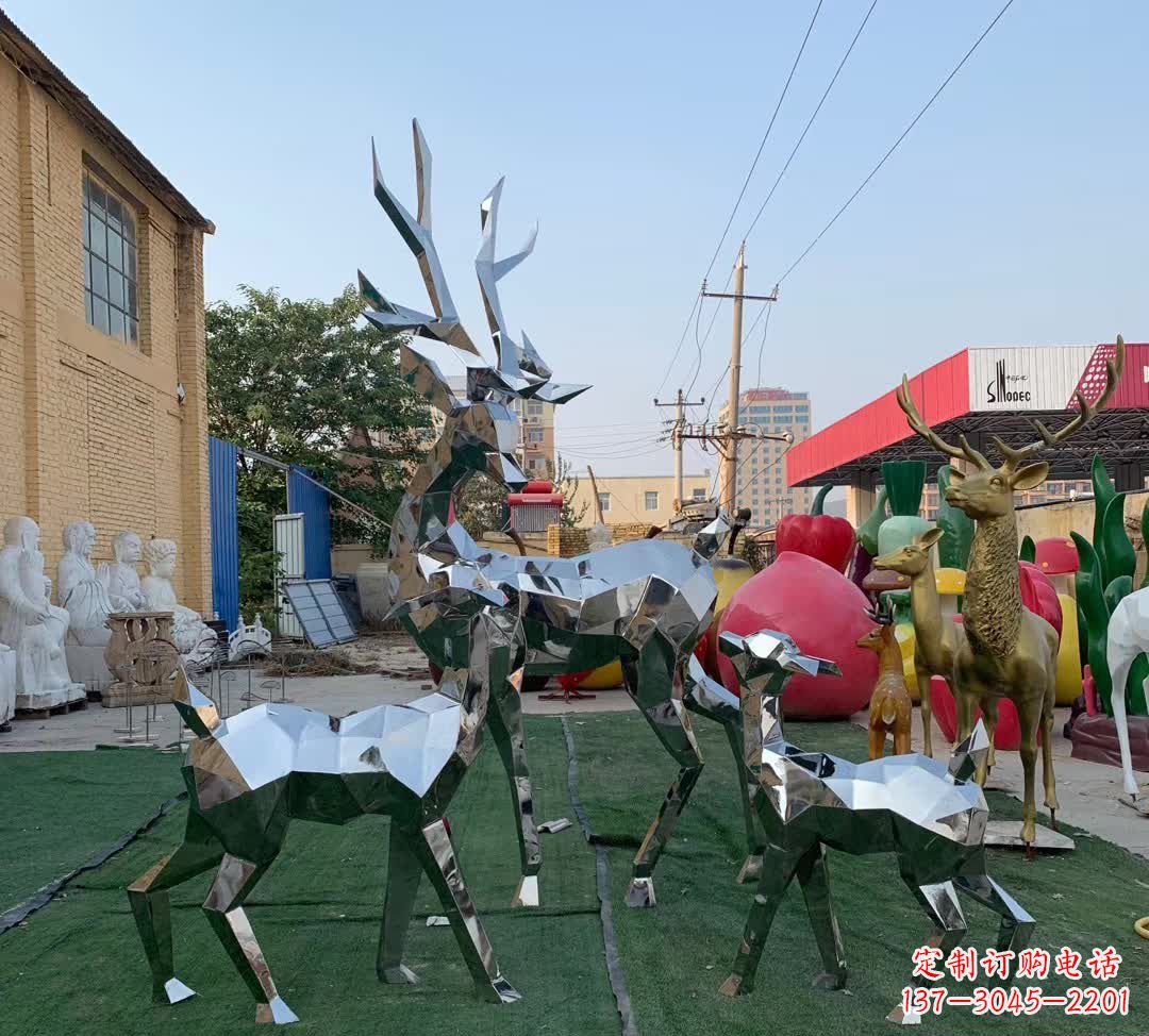 徐州梅花鹿雕塑一种独特的城市装饰