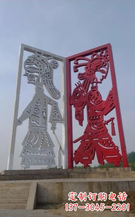 徐州精美皮影戏雕塑——缔造中国城市文化新风貌