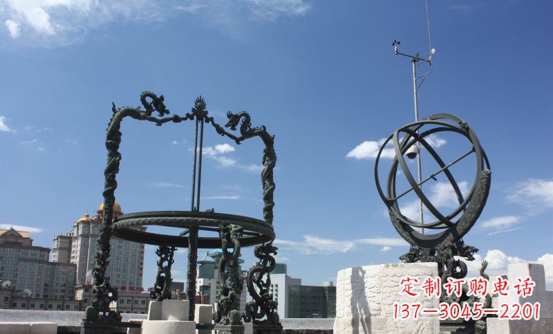 徐州浑天仪雕塑,见证着城市的历史