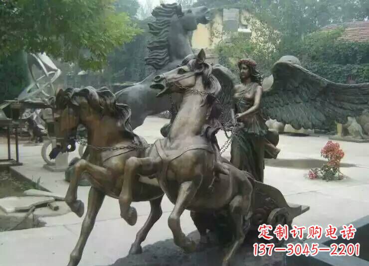 徐州城市广场战马铜雕摆件
