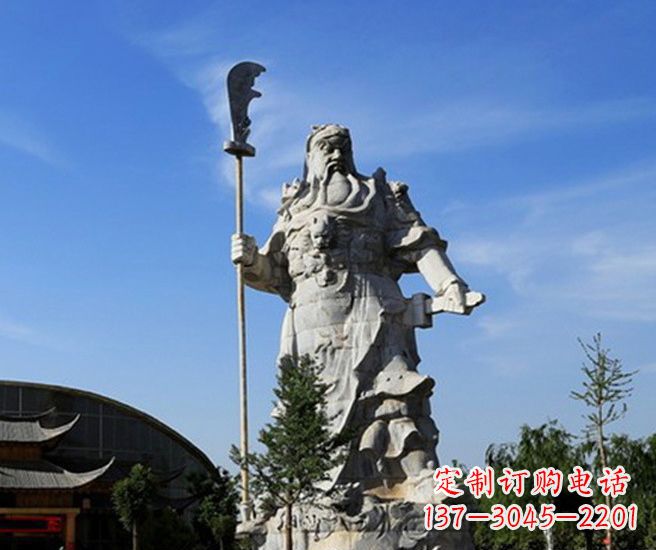 徐州关公雕塑持刀武财神