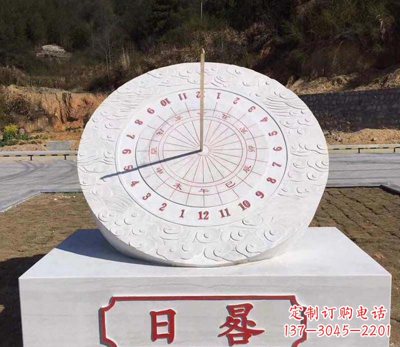 徐州赤道日晷校园石雕把美丽融入校园