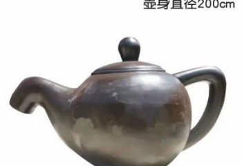 徐州青铜茶壶雕塑——彰显传统文化的艺术精髓