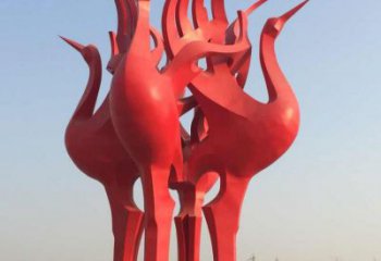 徐州仙鹤雕塑一座城市的标志