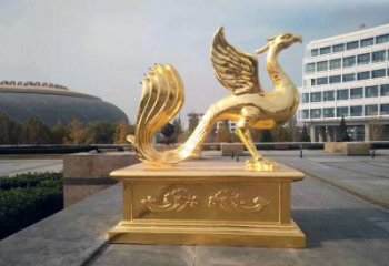 徐州城市广场的朱雀雕塑