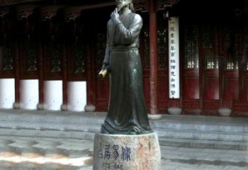 徐州白居易铜雕像向著名诗人致敬