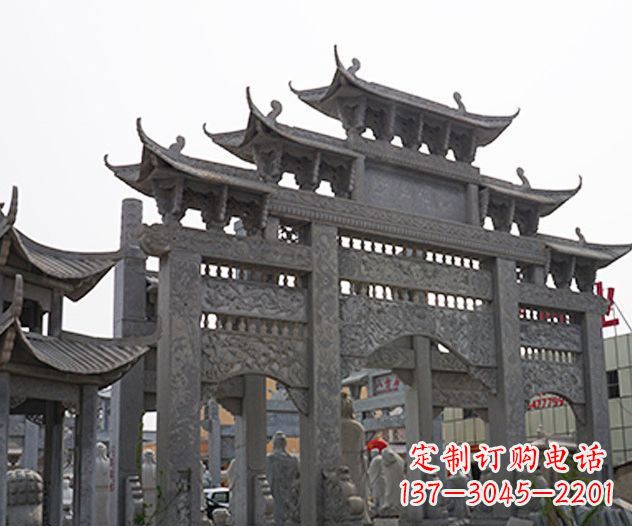 徐州牌坊石雕传承传统文化的艺术精品
