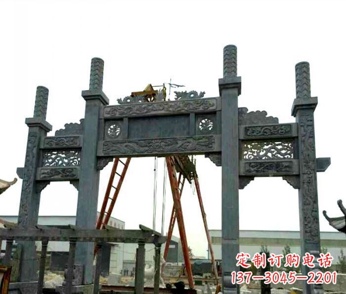 徐州村庄牌坊雕塑传承历史文化