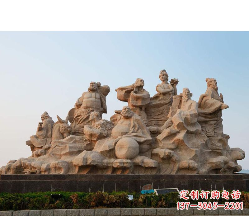 徐州大理石八仙过海雕塑