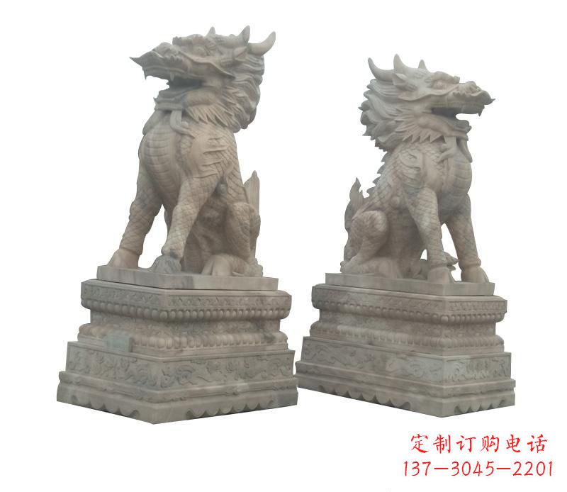 徐州大理石麒麟神秘之门的守护者