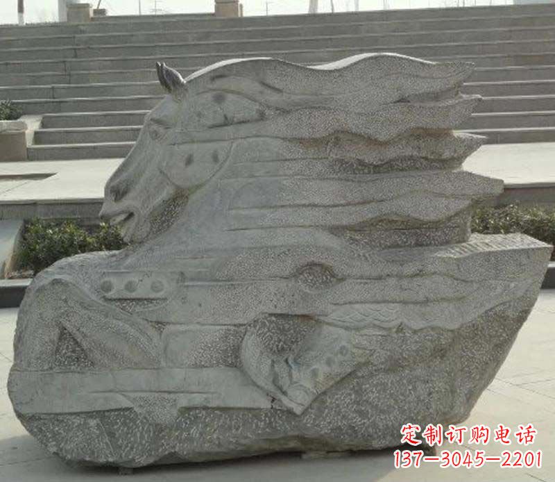 徐州大理石抽象马雕塑