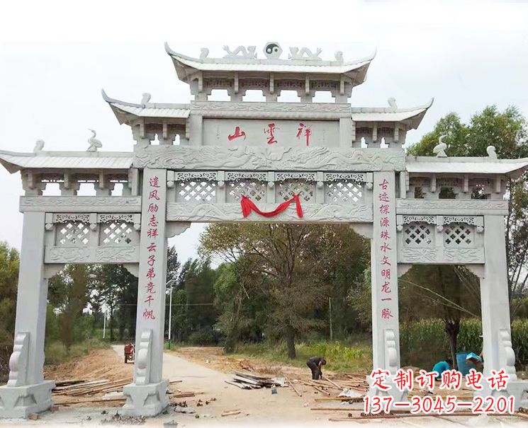 徐州大理石牌坊雕塑