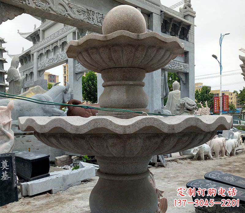 徐州大理石多层喷泉石雕