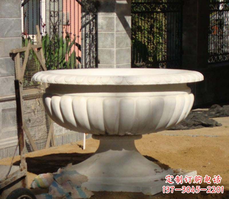 徐州大理石花盆雕塑1