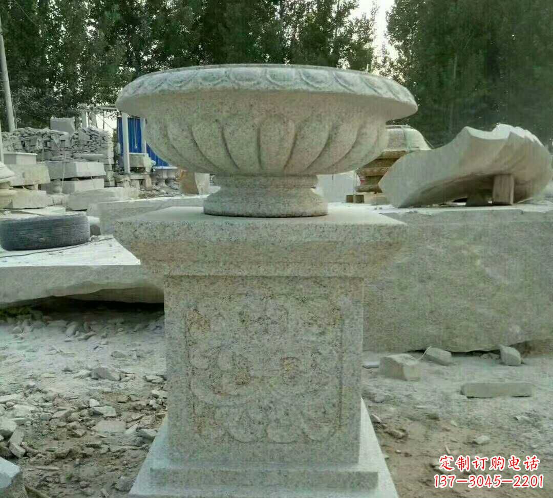 徐州大理石花盆雕塑