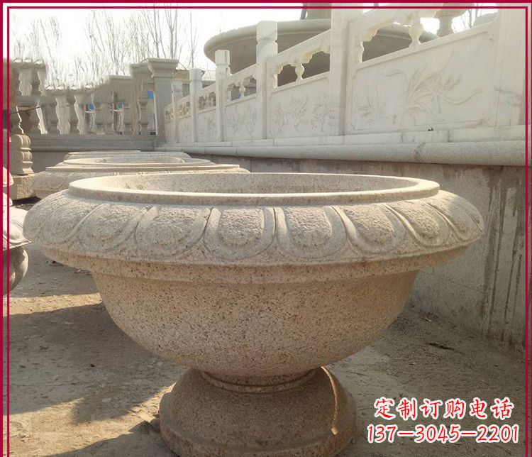 徐州大理石花盆雕塑