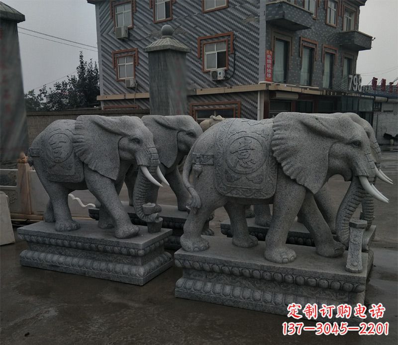 徐州唯美雕刻大象雕塑
