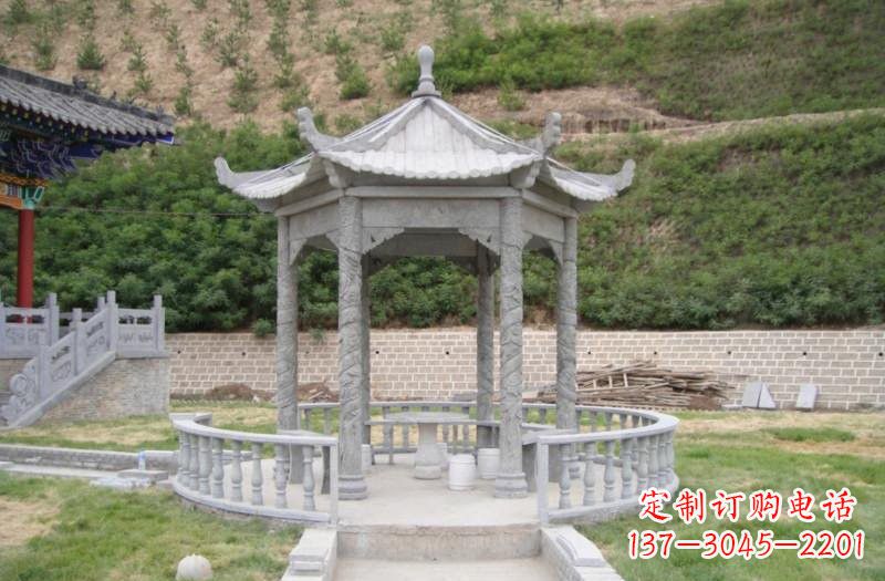 徐州大理石凉亭雕塑 (2)