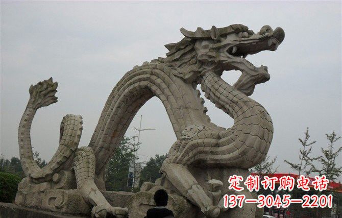 徐州大理石龙雕塑 (2)