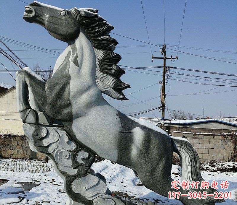 徐州传统工艺马踏祥云石雕