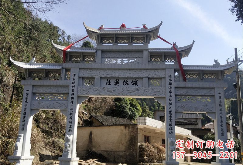 徐州大理石牌坊雕塑尊贵雕塑,永久保存