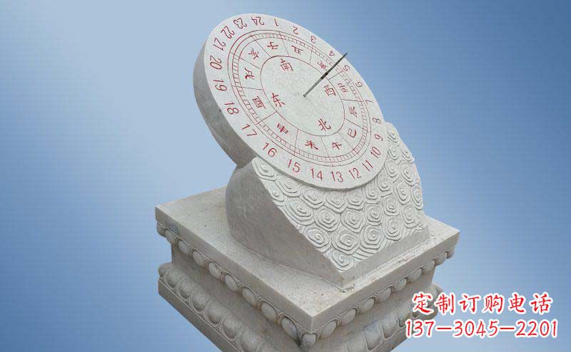 徐州精致古典大理石日晷雕塑