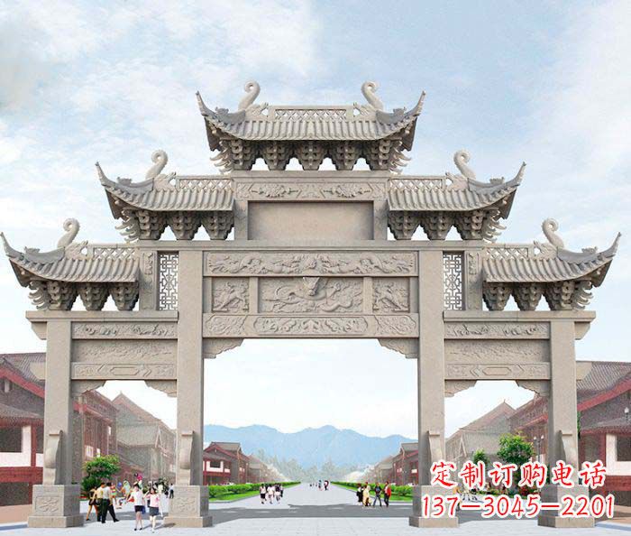 徐州大理石牌坊石雕艺术品