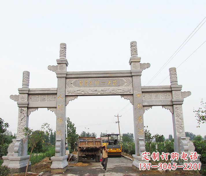徐州大理石牌坊石雕,艺术精髓永不凋零