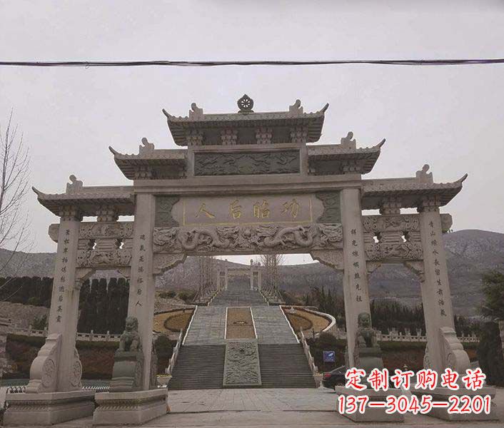 徐州大理石牌坊石雕,精美别致,艺术魅力无限