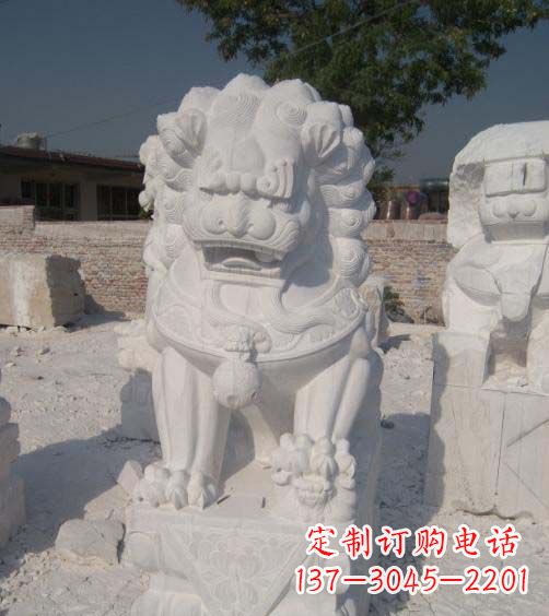 徐州精美大理石狮子雕塑