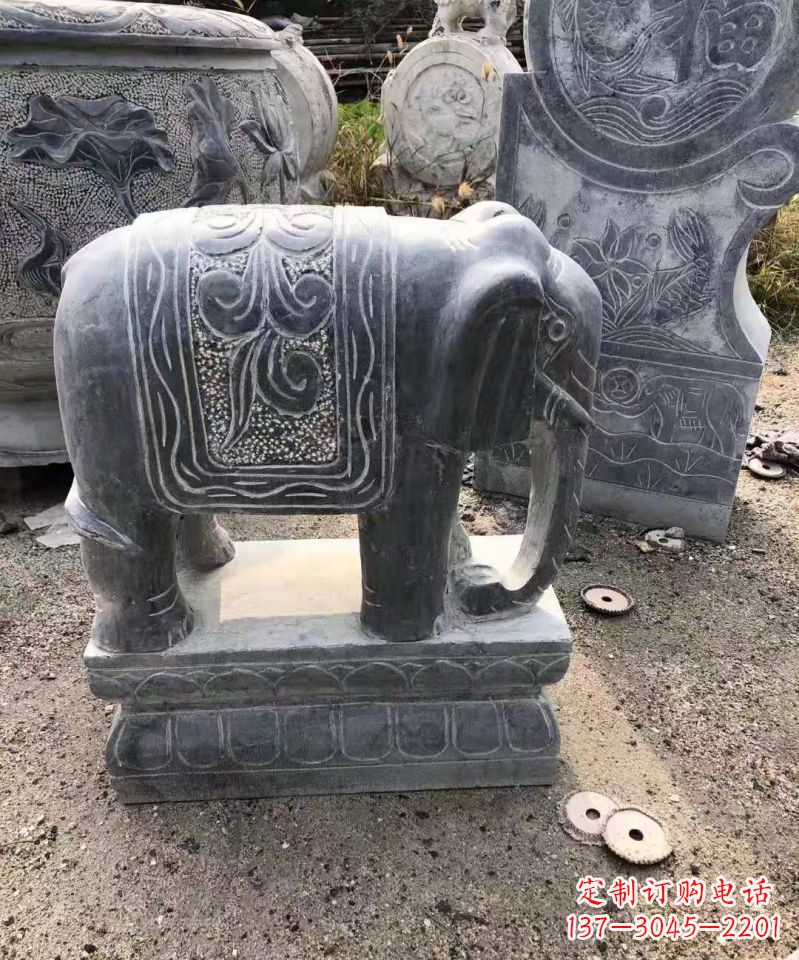 徐州大理石大象雕塑