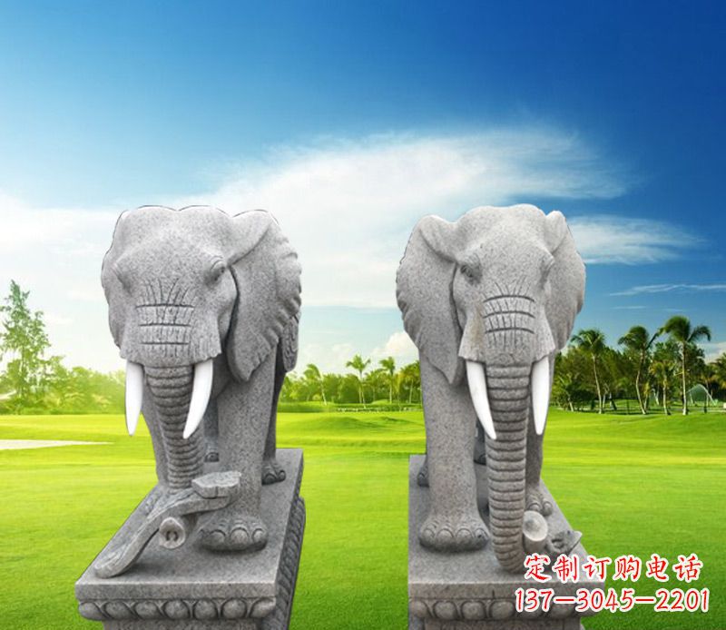 徐州精美大象雕塑,招财进宝
