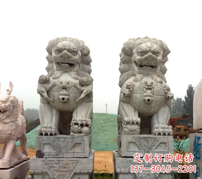 徐州大理石镇宅狮子雕塑