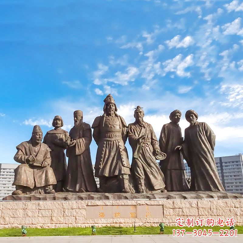 徐州成吉思汗雕塑,赞颂大蒙古国建国者