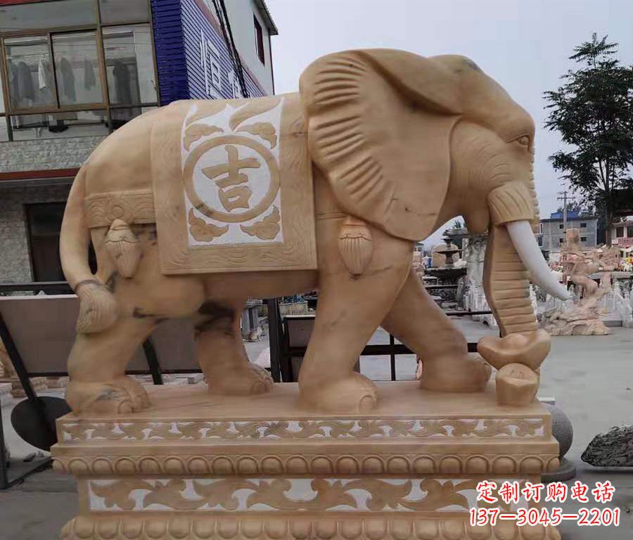 徐州大象镂空石雕