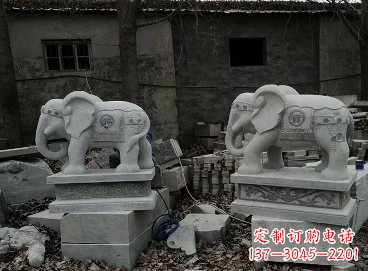 徐州大象石雕摆件