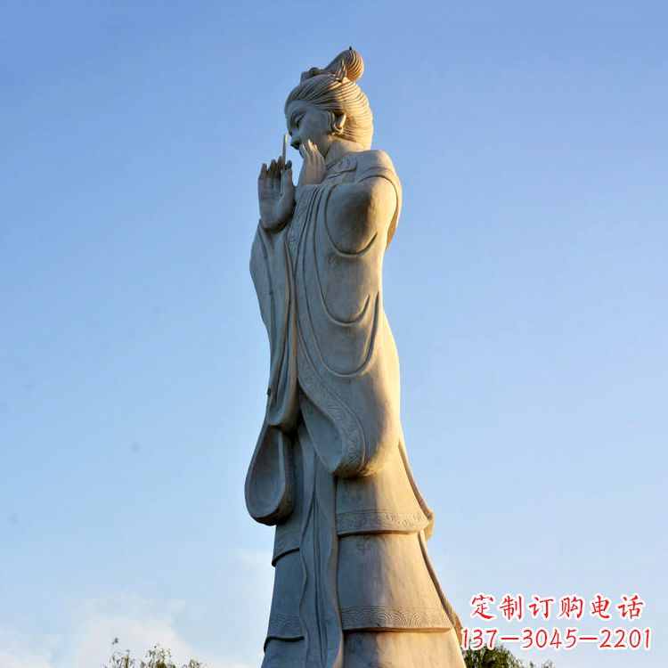 徐州大型貂蝉雕塑-景区景点古代美女著名历史人物雕像