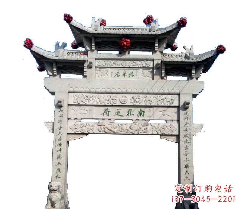 徐州精美石牌坊雕塑