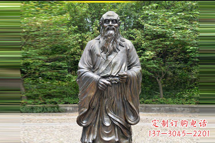徐州中领雕塑 | 仿老子雕塑,结合东方道家思想