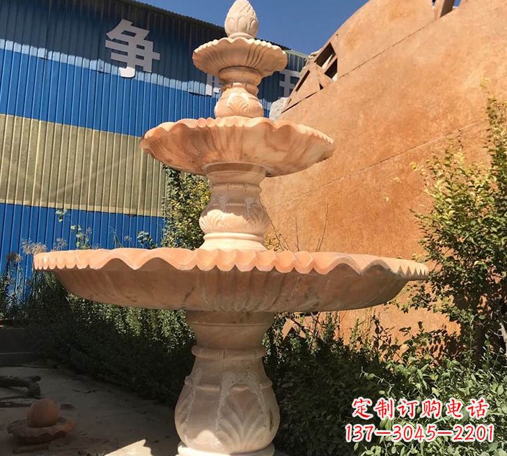 徐州跌水盆喷泉石雕——精美的喷泉雕塑