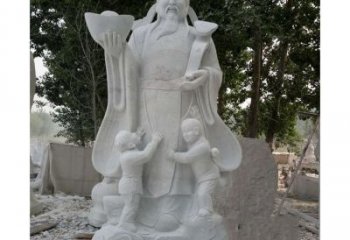 徐州大理石财神雕塑——守护家庭繁荣